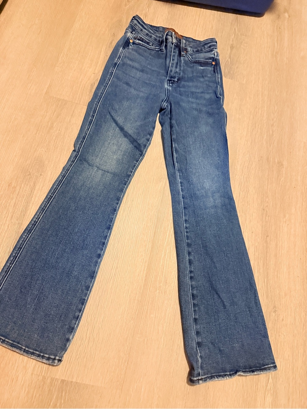 Judy Blue High Waist Flare Jeans Size 0 / 24 Short Inseam